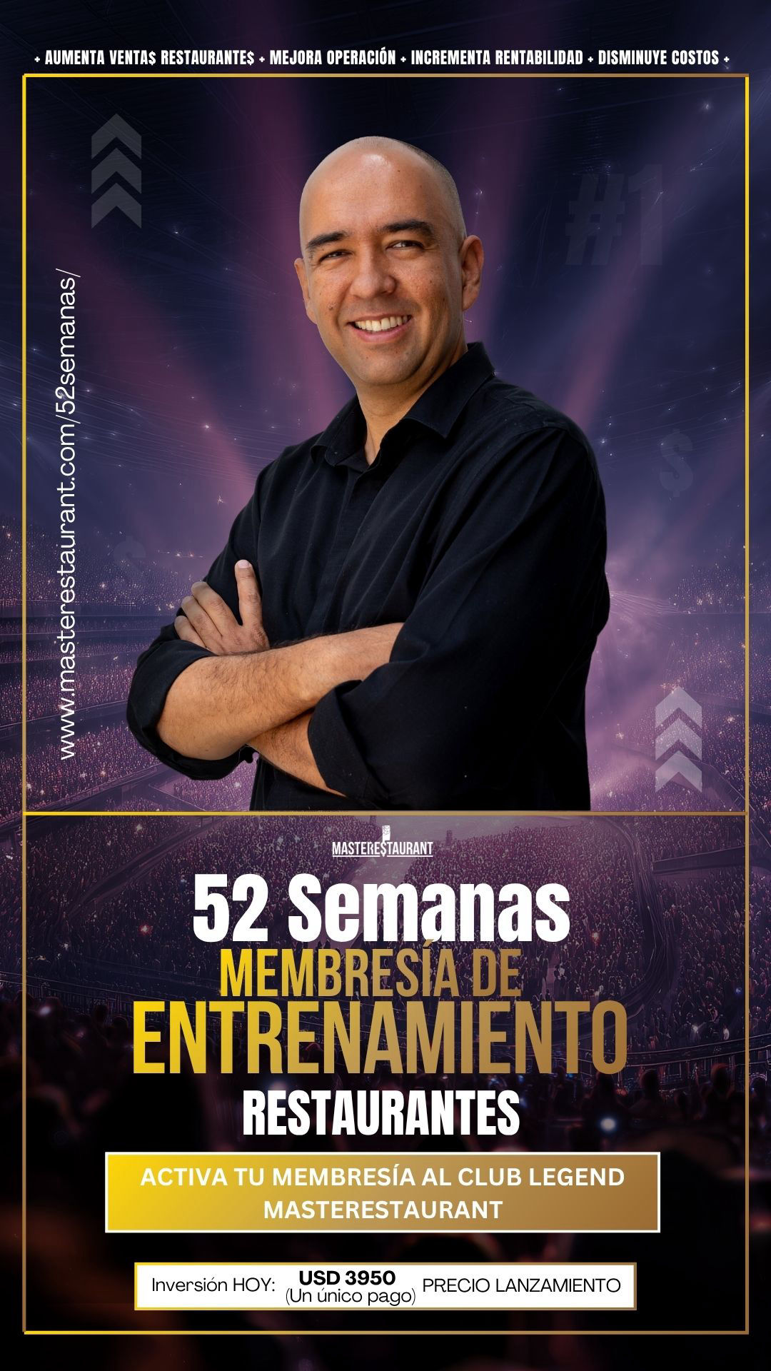 Membresía de Entrenamiento Masterestaurant: 52 Semanas para Escalar, Rentabilizar y Transformar tu Restaurante