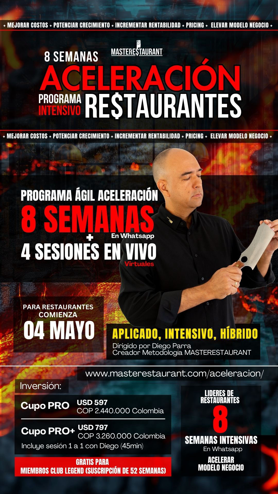 Programa curso de aceleración de restaurantes rentables 