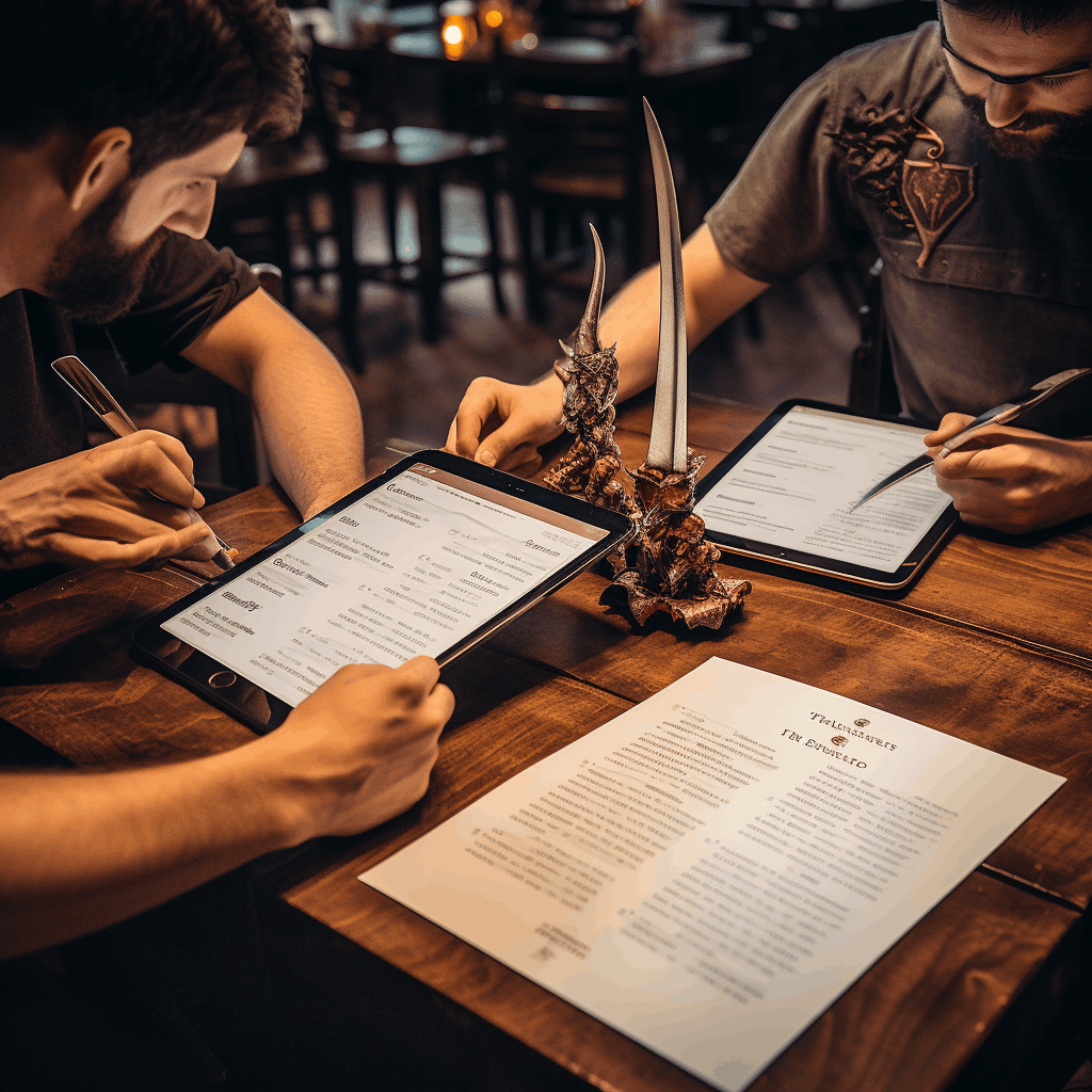 El Dilema de la Elección: Carta Física vs. Carta Digital en Restaurantes master restaurant (masteresturant)