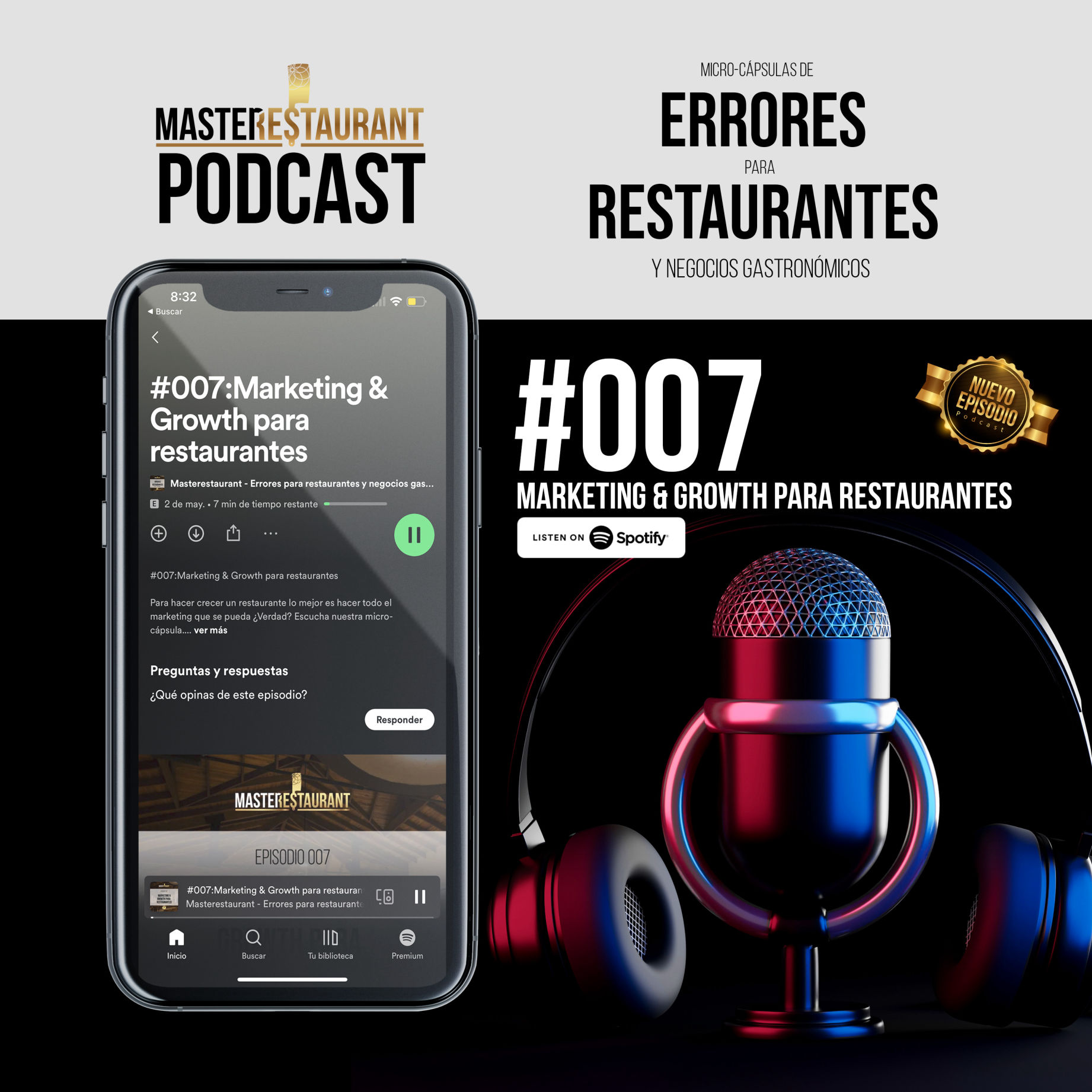 Masterestaurant - Episodio #007 Podcast Restaurantes - Marketing, Mercadeo & Growth para restaurantes!