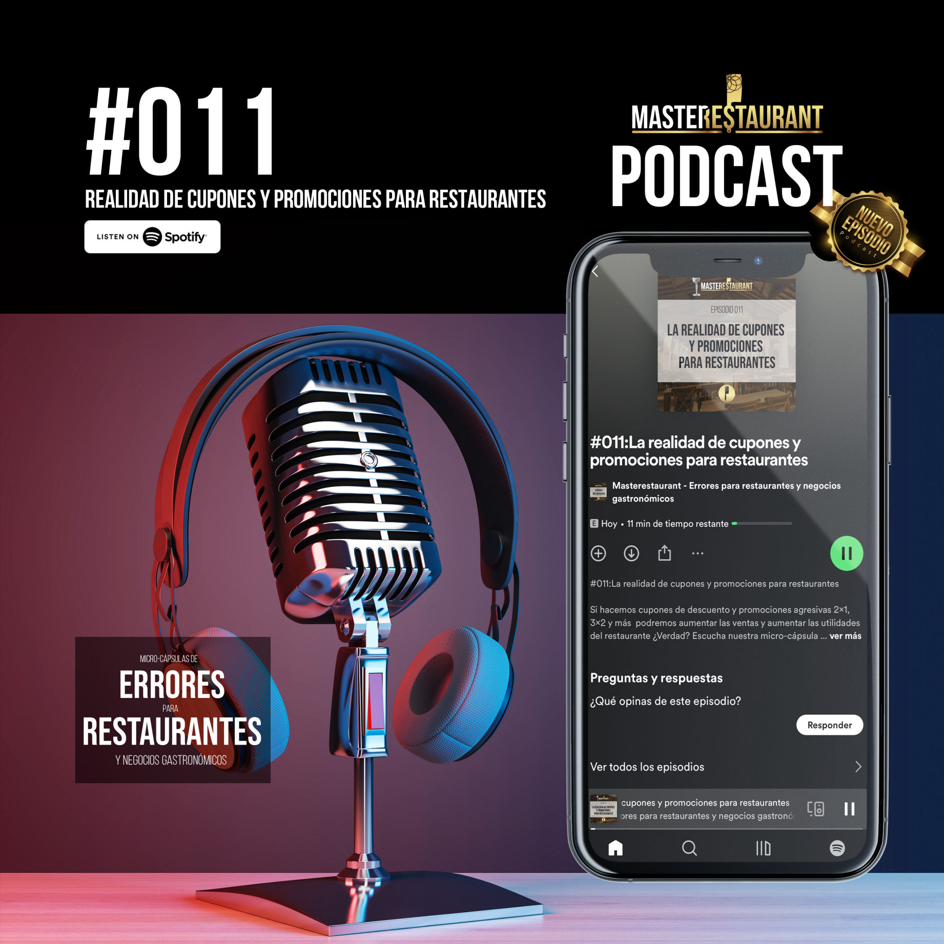 Masterestaurant - Episodio #011 Podcast Restaurantes - La realidad de cupones y promociones para restaurantes!