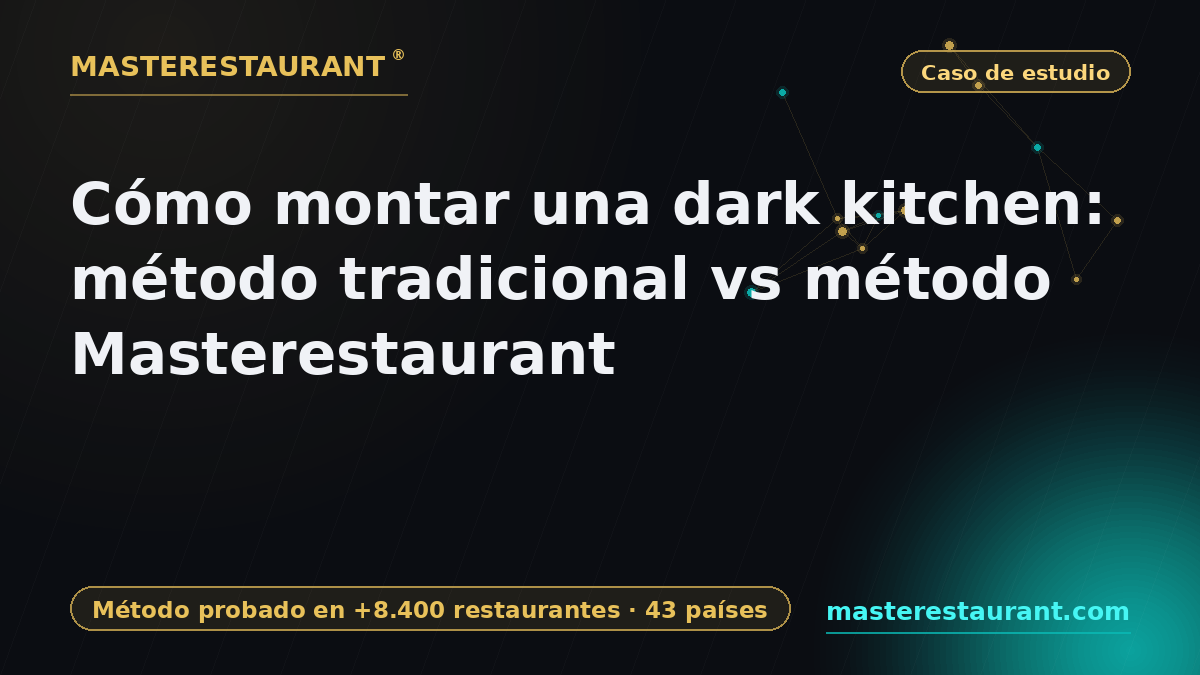 How to Open a Dark Kitchen: Traditional Method vs Masterestaurant Method — Masterestaurant