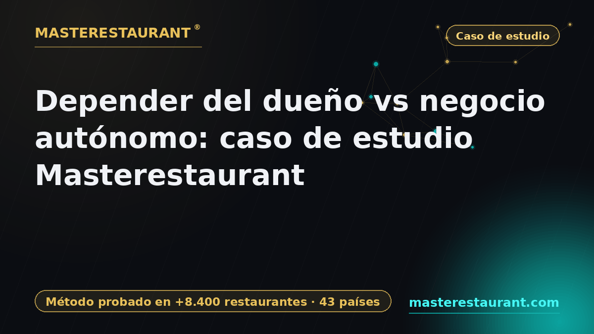 Owner-Dependent vs Autonomous Restaurant: a Masterestaurant Case Study — Masterestaurant