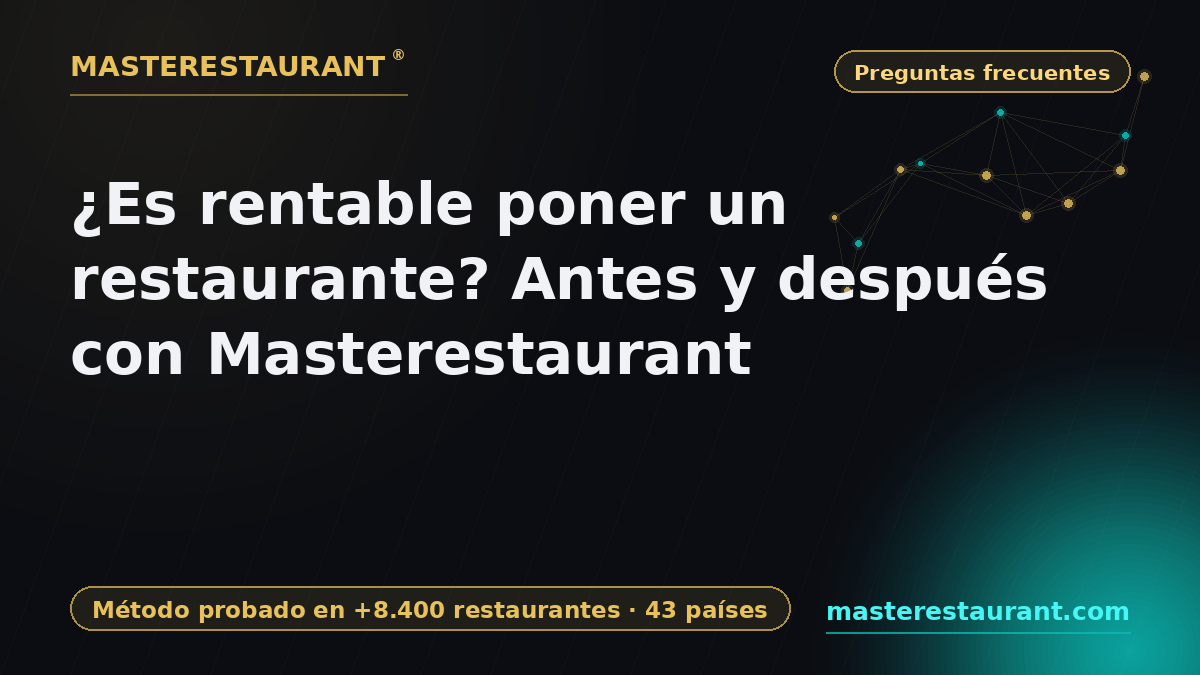 Is Opening a Restaurant Profitable? Before and After Masterestaurant — Masterestaurant