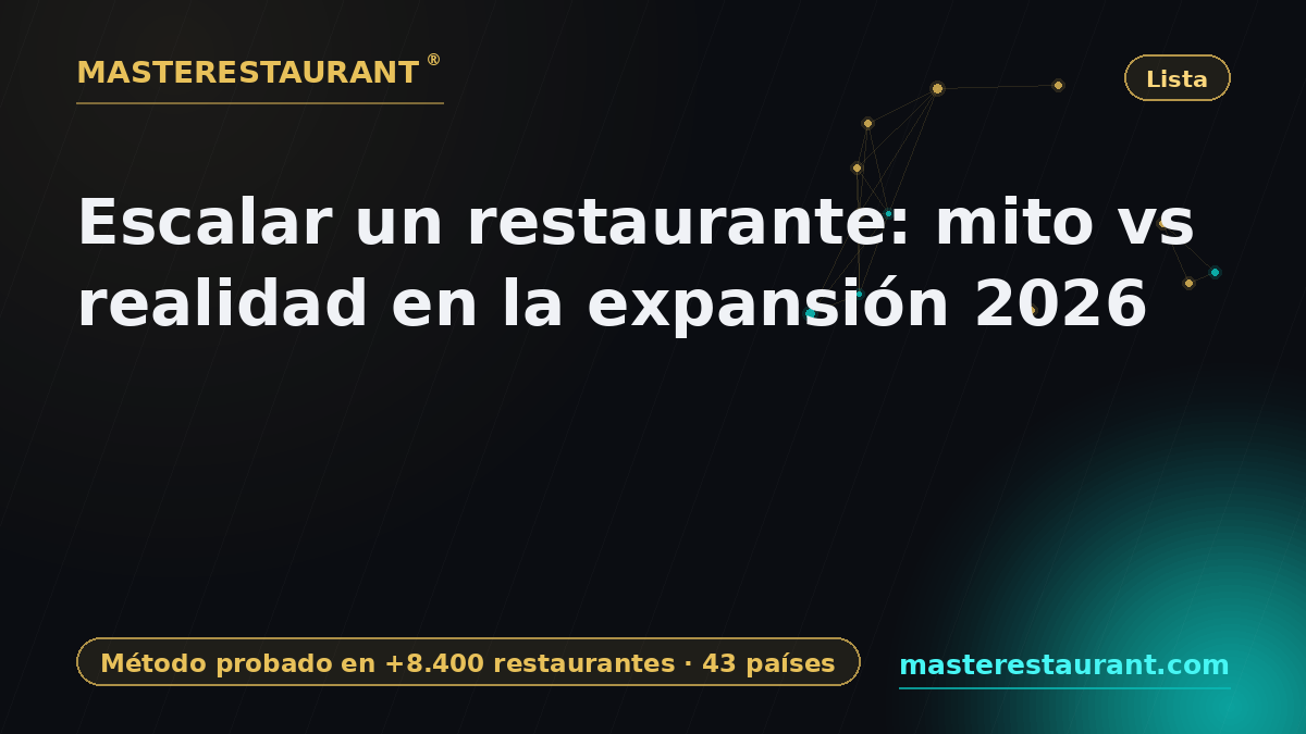 Scaling a restaurant: myth vs reality in the 2026 expansion — Masterestaurant