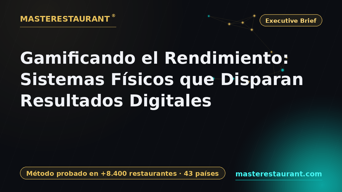 Gamifying Performance: Physical Systems That Drive Digital Results — Masterestaurant