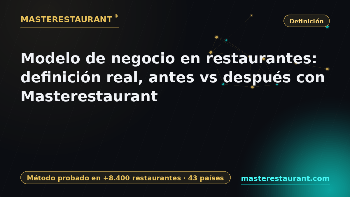 Restaurant Business Model: Real Definition, Before vs After with Masterestaurant — Masterestaurant