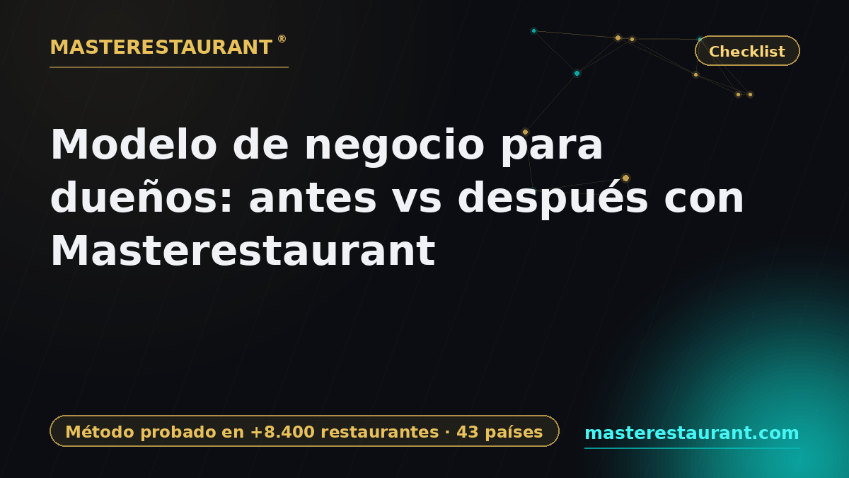 Business model for restaurant owners: before vs after with Masterestaurant — Masterestaurant