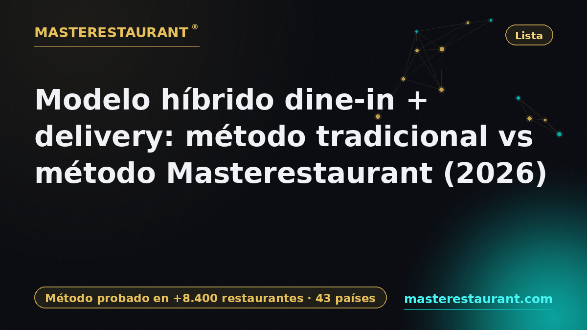 Hybrid Dine-In + Delivery Model: Traditional Method vs Masterestaurant Method (2026) — Masterestaurant