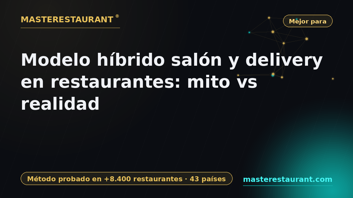 Hybrid dine-in and delivery model in restaurants: myth vs reality — Masterestaurant
