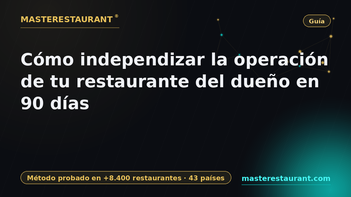 How to Make Your Restaurant's Operation Owner-Independent in 90 Days (2026) — Masterestaurant