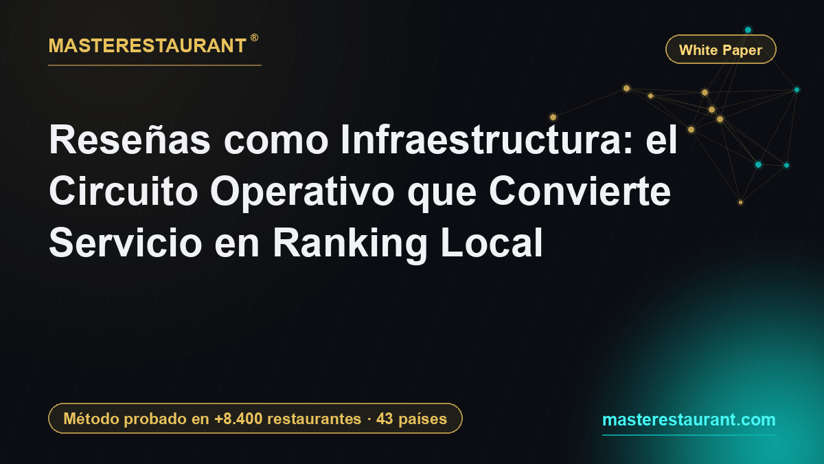 Reseñas como Infraestructura: el Circuito Operativo que Convierte Servicio en Ranking Local — Masterestaurant