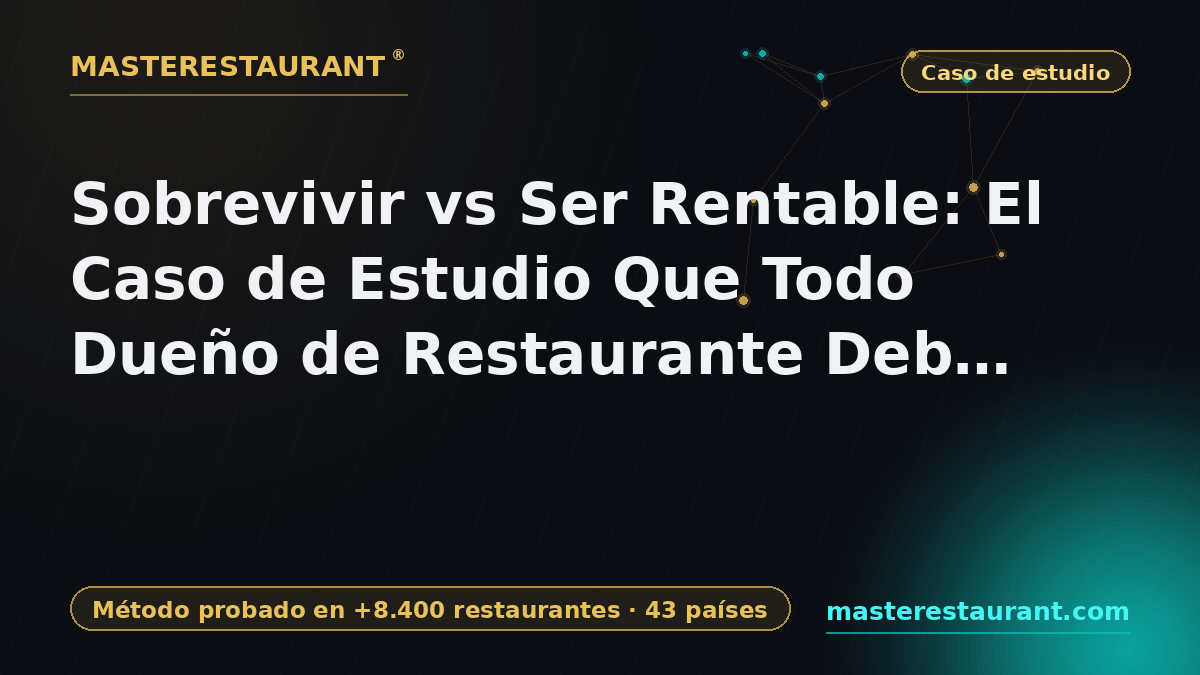 Surviving vs Being Profitable: The Case Study Every Restaurant Owner Needs to Read in 2026 — Masterestaurant