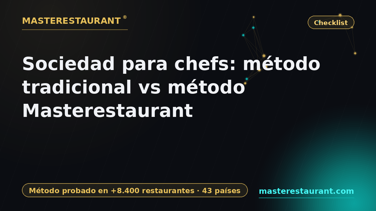 Chef partnerships: traditional method vs Masterestaurant method — Masterestaurant
