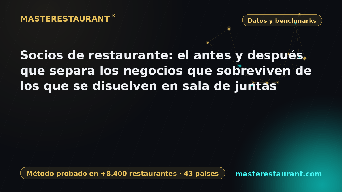 Restaurant partners: the before and after that separates businesses that survive from those that dissolve in the boardroom — Masterestaurant
