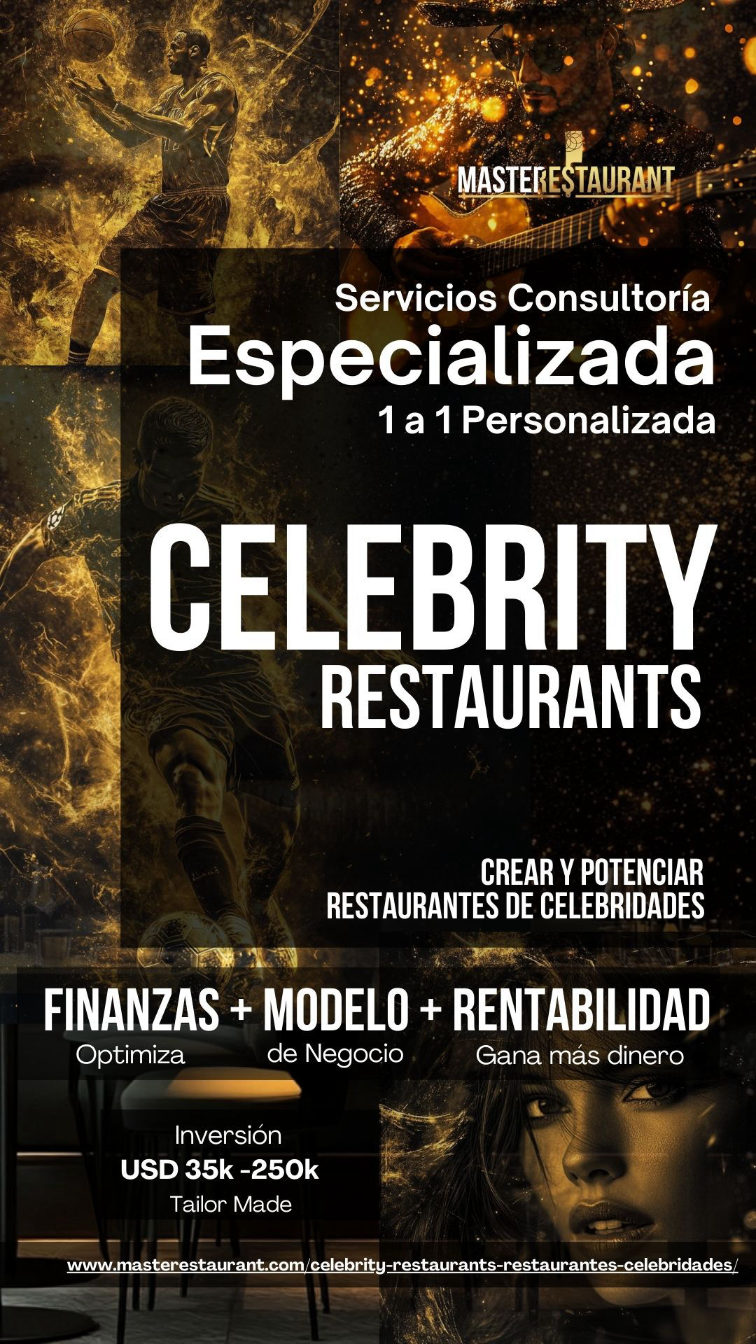 Servicios, entrenamiento, consultoría, bootcamps, eventos y acompañamientos privados para celebrity restaurants, restaurantes de famosos, restaurantes de celebridades, restaurantes temáticos, foodtech’s y negocios gastronómicos. MÓNACO