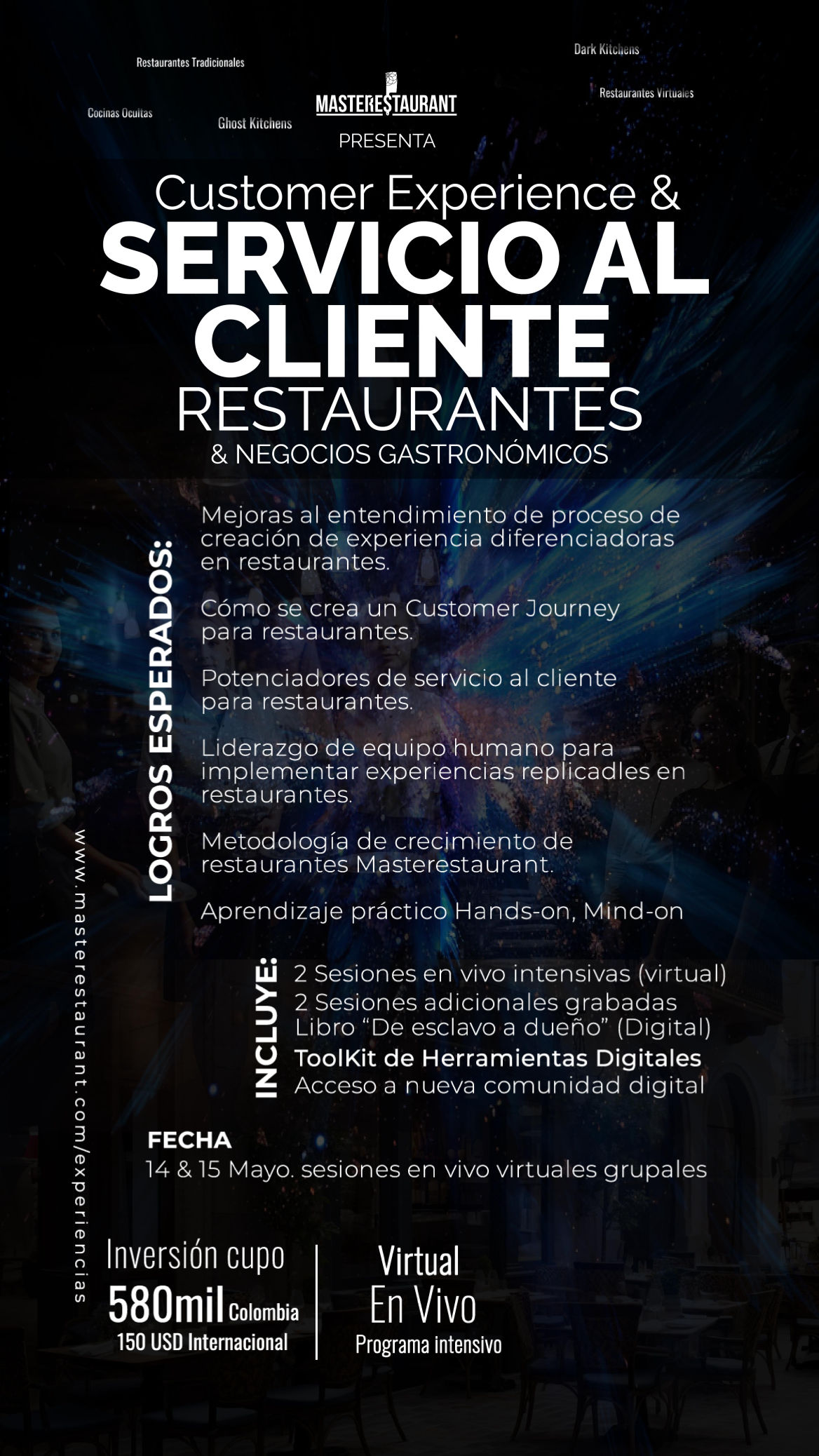 Programa Servicio al cliente & Customer Experience (CX) para Restaurantes y Negocios Gastronómicosmasterestaurant (master restaurant)