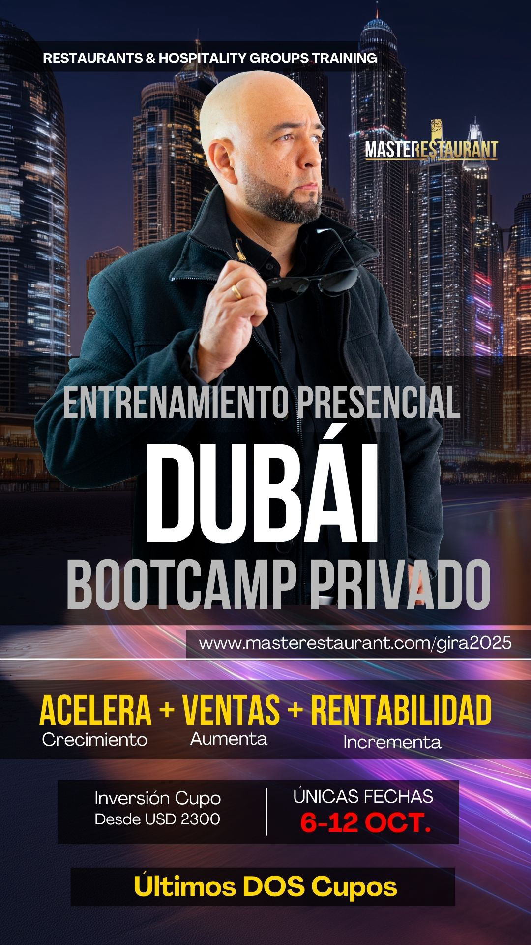 MASTERESTAURANT - Bootcamp Privado Presencial Restaurantes EN DUBÁI