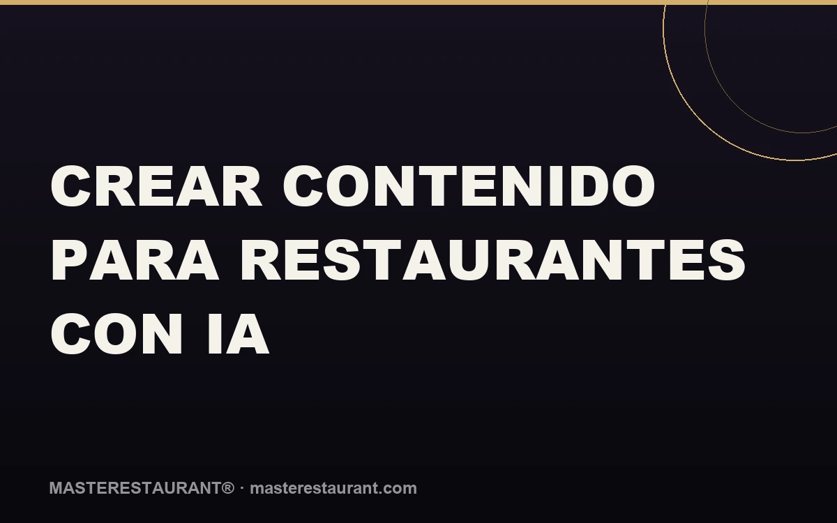Course: Create Restaurant Content with AI
