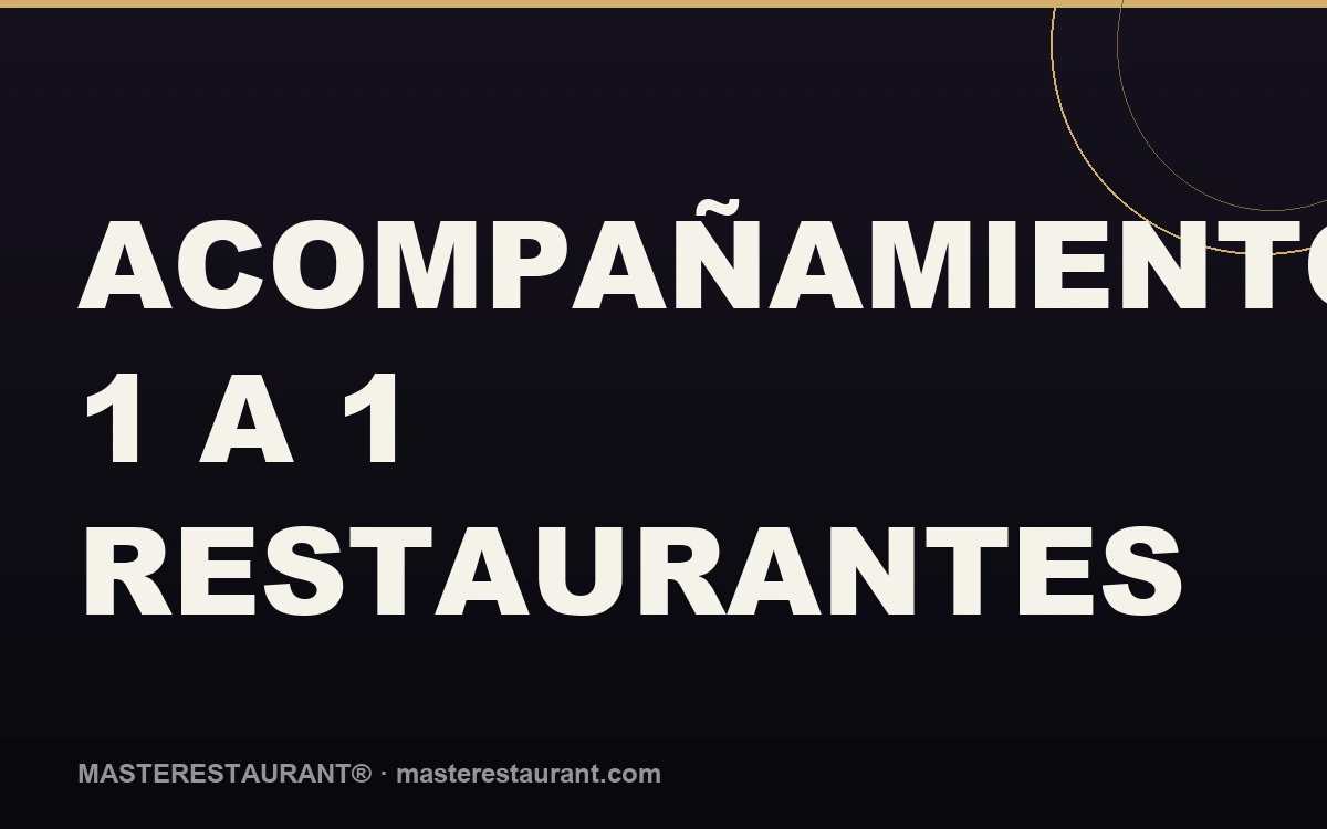 1-on-1 Restaurant Support