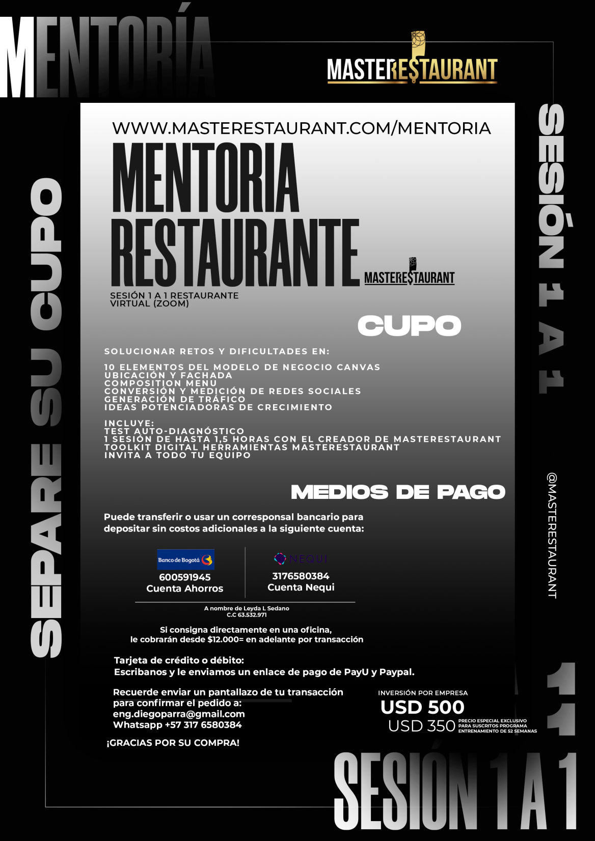 Mentoria Masterestaurant Restaurantes