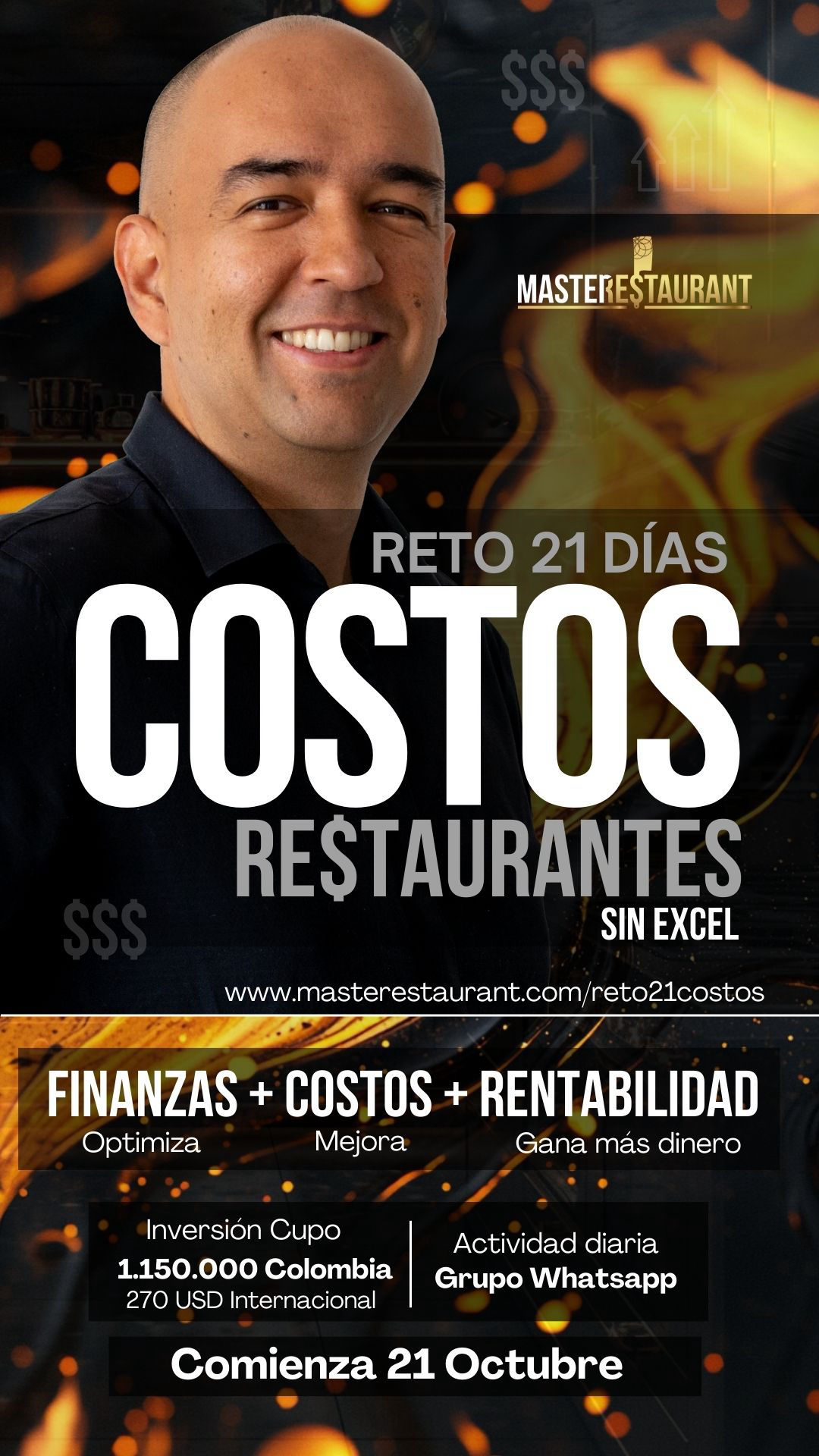 Reto 21 días costos y finanzas restaurante