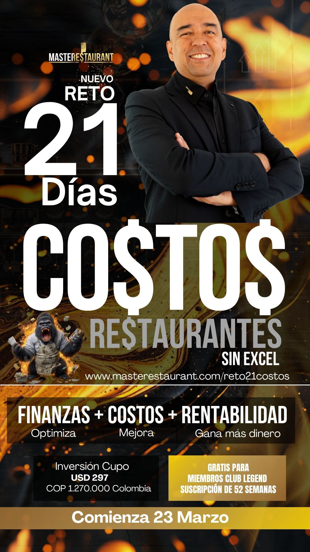 Reto 21 días costos y finanzas restaurante