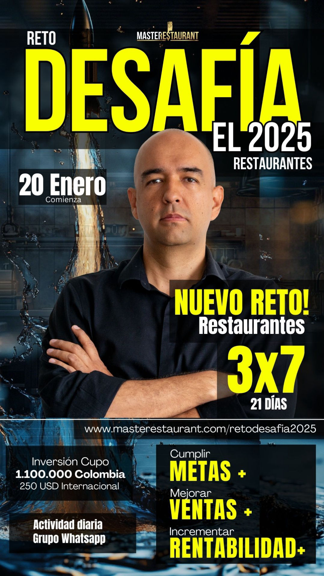 MASTERESTAURANT - Reto DESAFIA EL 2025 y transforma tu restaurante en 21 días